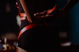 Liny do krępowania w kolorze pomarańczowym